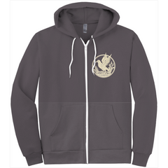 Black Bird Zip Hoodie